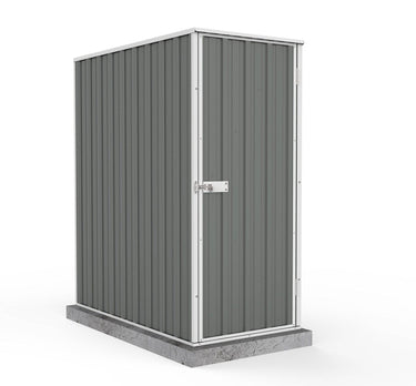 Absco 0.78mW x 1.52mD x 1.80mH Ezi Storage Garden Shed - Woodland Grey - Shed City